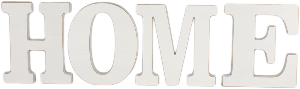 Litery napis stojący z liter HOME 60 cm Prezent