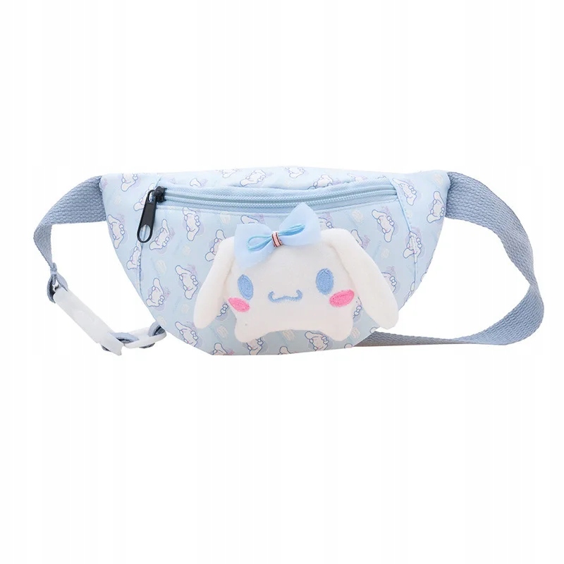 Kawaii Sanrio Crossbody Cinnamoroll Chest Bag Anime Kuromi Messenger Bag