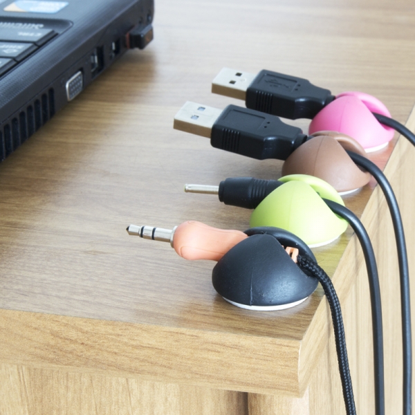 Купить Держатель-органайзер для кабелей CABLE CLIPS x6: отзывы, фото, характеристики в интерне-магазине Aredi.ru