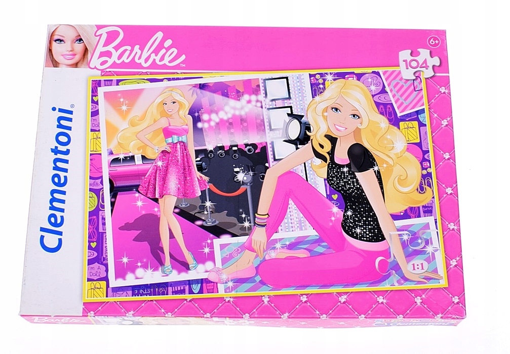 4591-1 ....BARBIE CLEMENTONI... PUZZLE LALKI 104