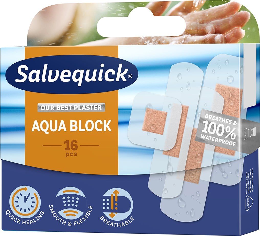 Salvequick Aqua Block Plaster przyspieszający goje