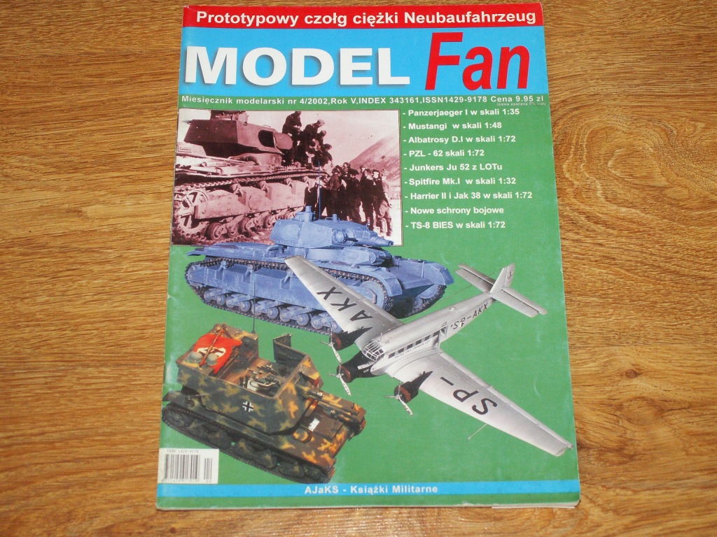 Model Fan 4 / 2002 Prototypowy czołg ciężki Neubaufahrzeug