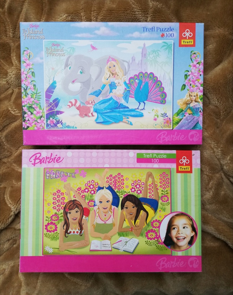 Puzzle Barbie 2 x 100 elementów