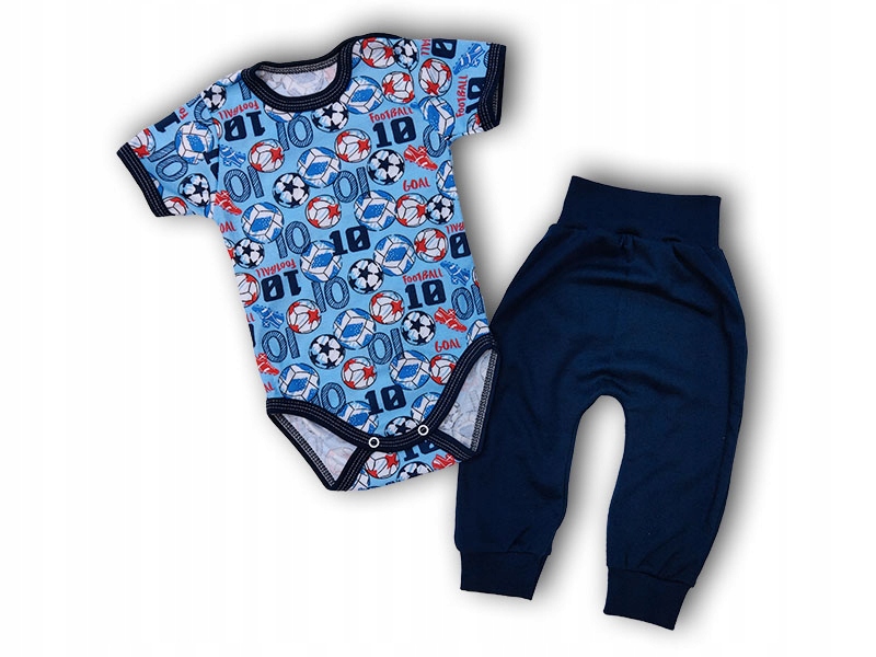 Piżama Komplet niemowlęcy body + spodnie 80