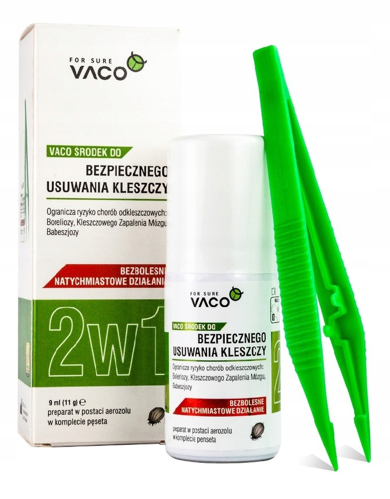 Vaco Środek do bezpiecznego usuwania kleszczy 9 ml