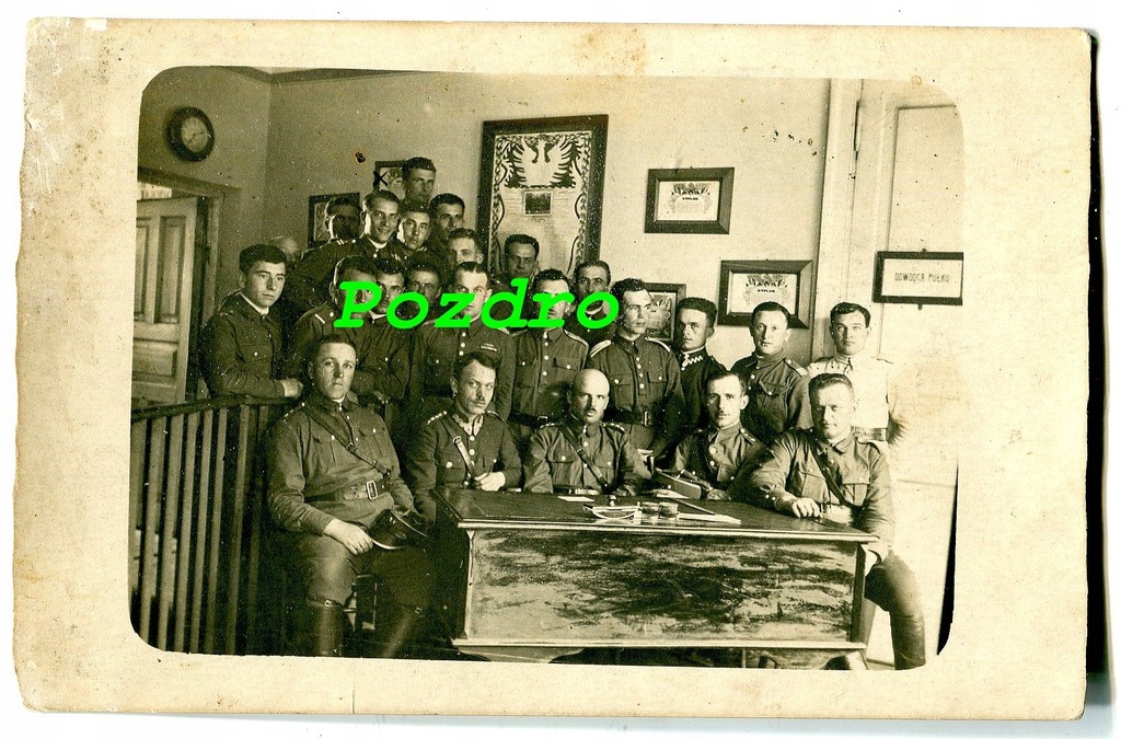 Zamość- Personel Kancelarji Dowództwa 9 Pułku Piechoty Legjonów- 1929r