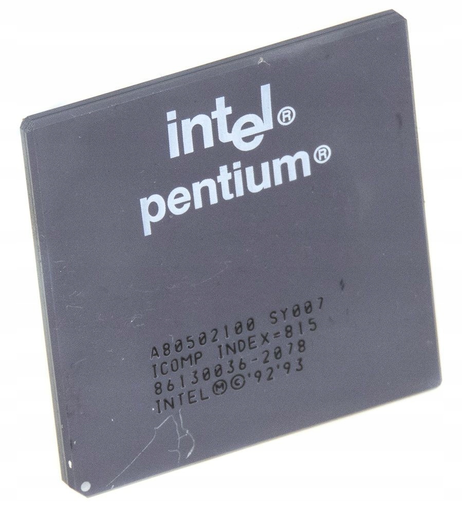 INTEL PENTIUM A80502100 SY007 100MHz SOCKET 5/7