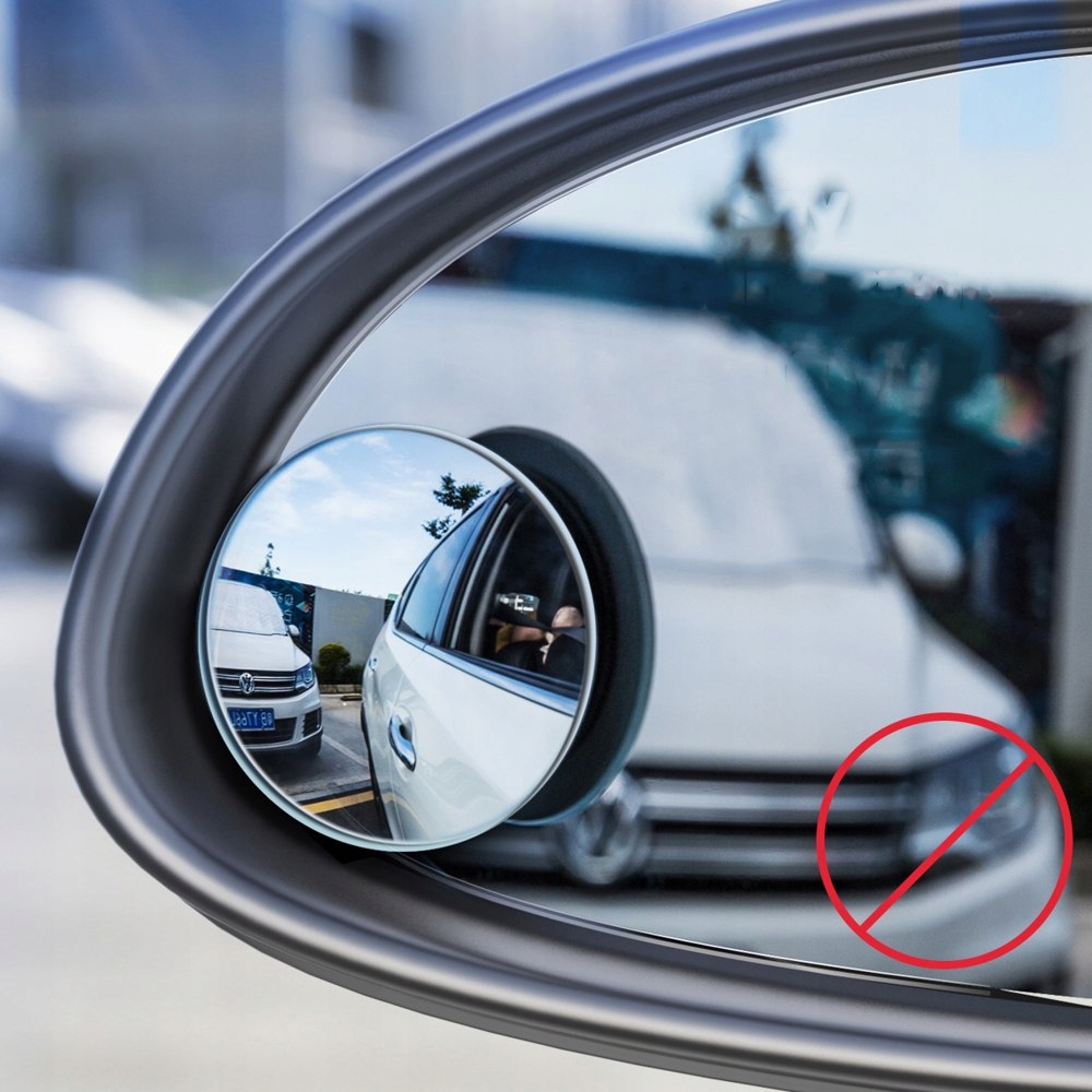 Lusterko samochodowe boczne wypukłe martwe pole Full-view Blind-spot Mirror