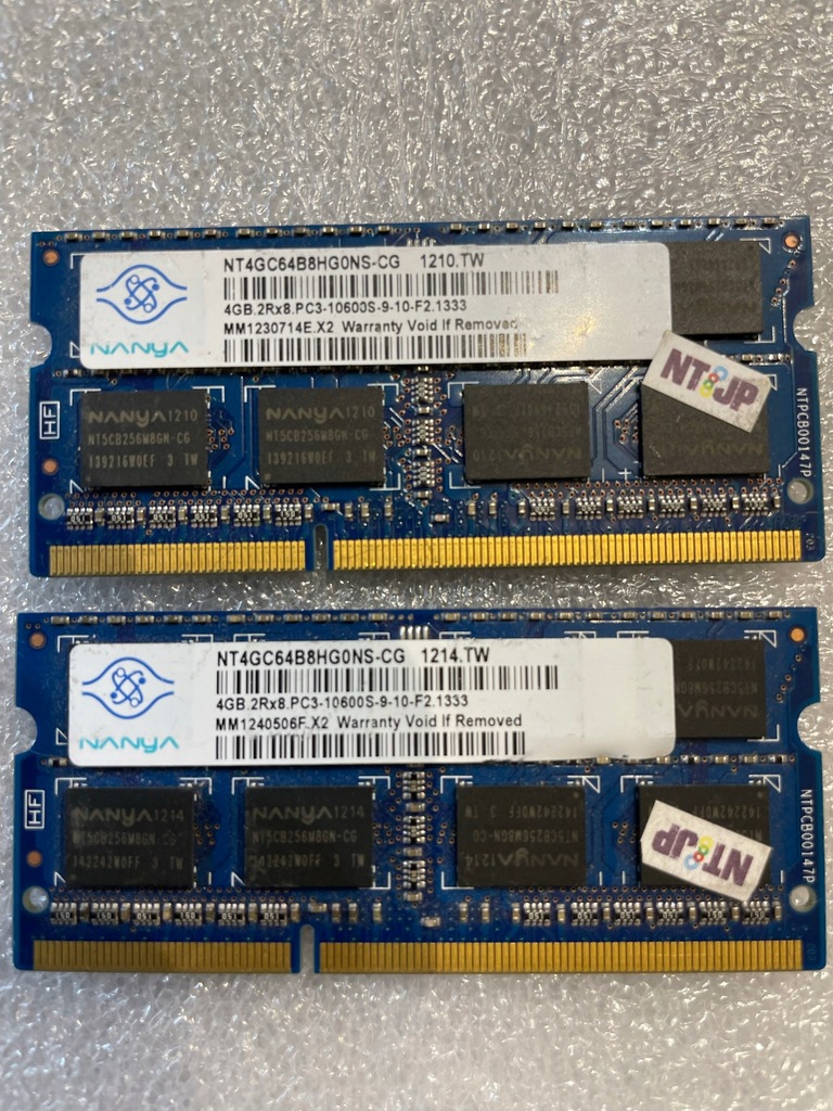 4GB RAM DDR3 NT4GC64B8HG0NS-CG Nanya 1.5V 1333 MHz - 11584524651 ...