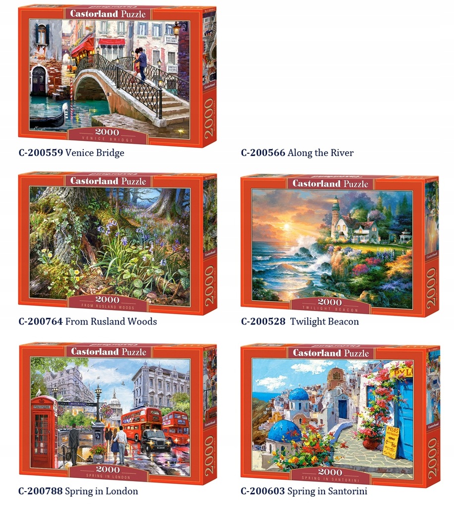 Castorland Puzzle 2000 elem. cudne obrazy CA0019 5793998343