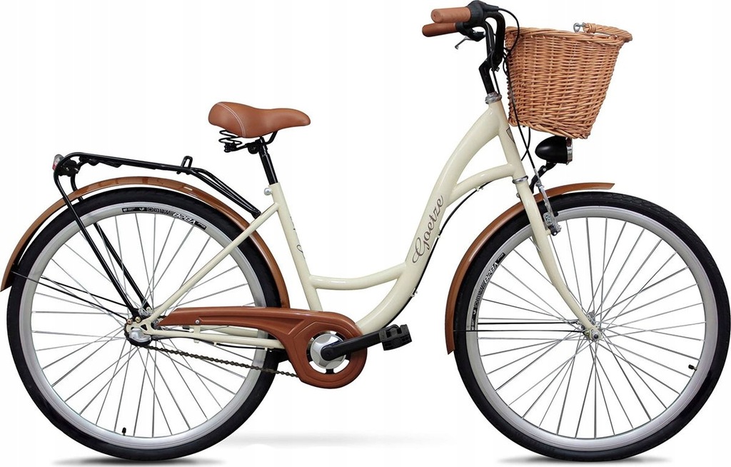 Rower miejski damski Goetze Damka + KOSZ 8928120491 oficjalne