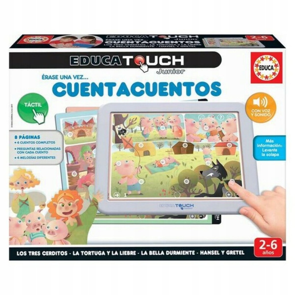 Opowiadanie Bajek Touch Junior Educa (ES)