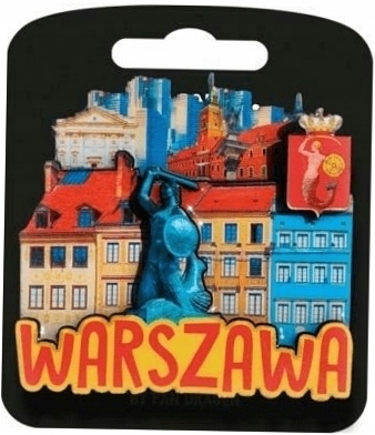 Magnes I love Poland Warszawa ILP-MAG-C-WAR-13