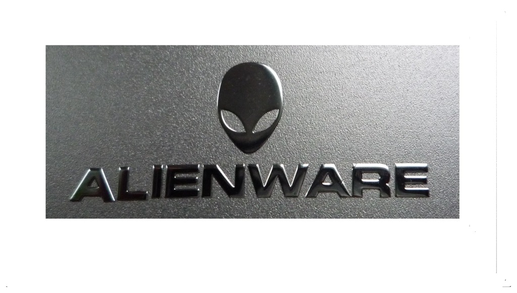 098 Naklejka ALIENWARE LOGO Metal Edition 60x24 mm