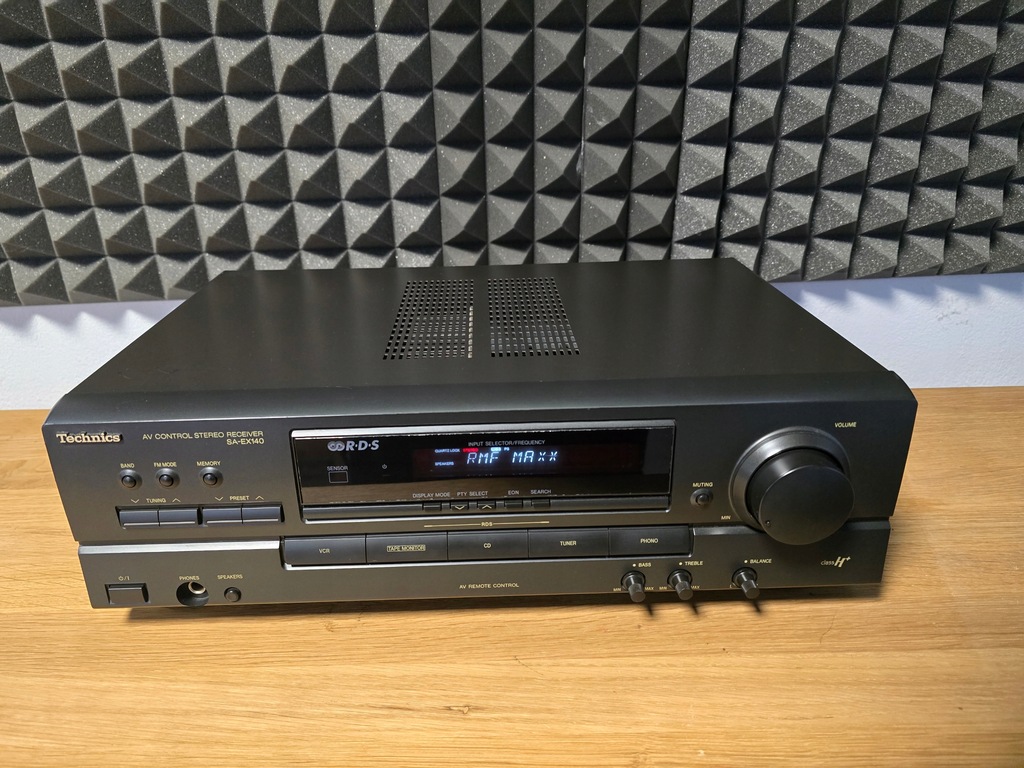AMPLITUNER STEREO TECHNICS SA-EX140 DOSKONAŁY TOPOWY STAN PIĘKNY RDS TOP !