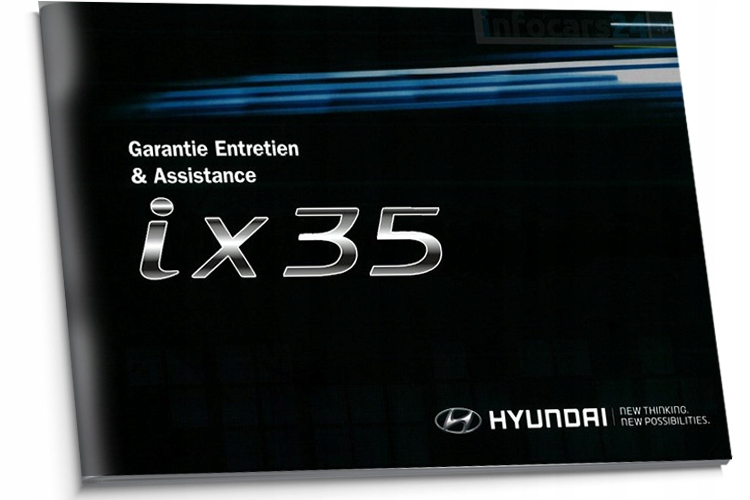 Hyundai ix35 Francuska Książka Serwisowa 7605071680