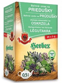 Herbata ziołowa NA OSKRZELA Herbex NA SUCHY KASZEL