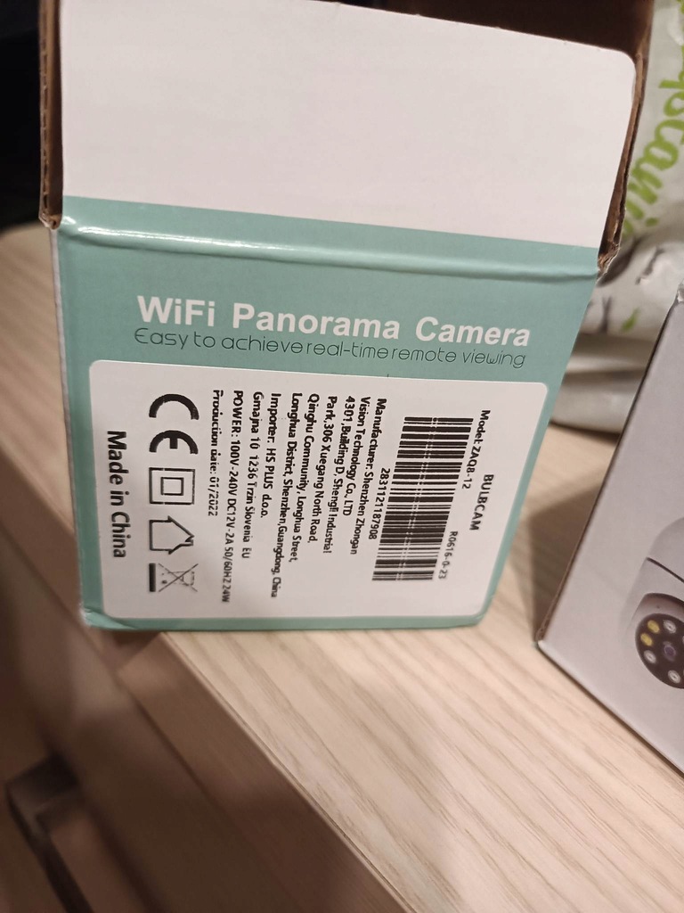 Kamera żarówką 360stopni WiFi Bulbcam zaq812 nowa 13496674309