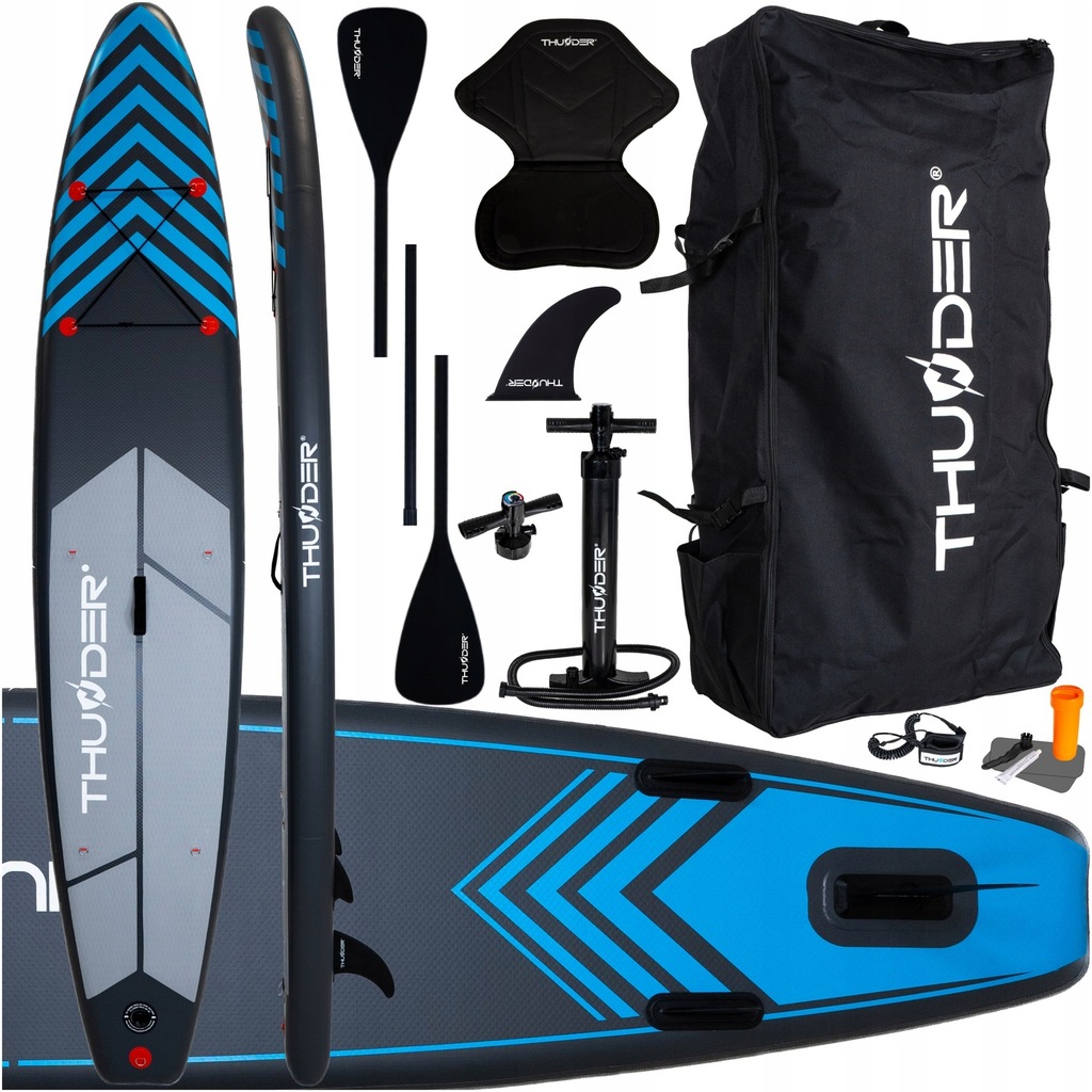 OUTLET DESKA SUP DO PŁYWANIA OGROMNA POMPOWANA STAND UP PADDLE MOCNA 365CM