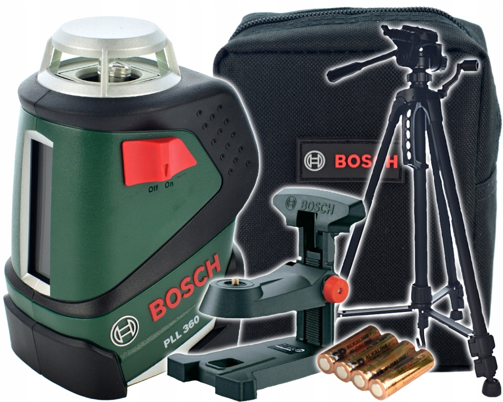 BOSCH PLL 360 POZIOMICA LASER STATYW UCHWYT MM1 7981889429