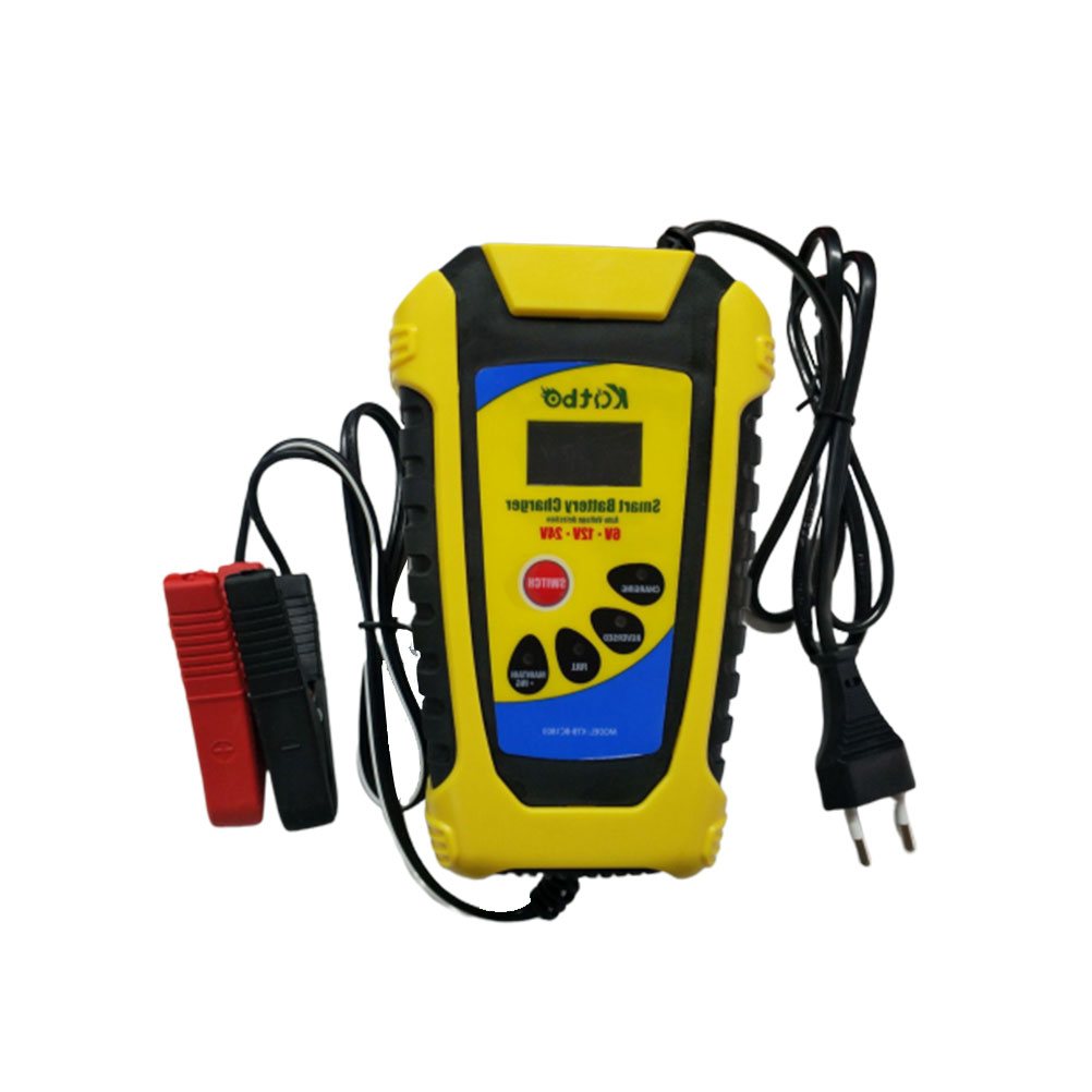 ŁADOWARKA AKUMULATORA 6V 12V 24V 6A INTELIGENTNA MOTOCYKLA I SAMOCHODU