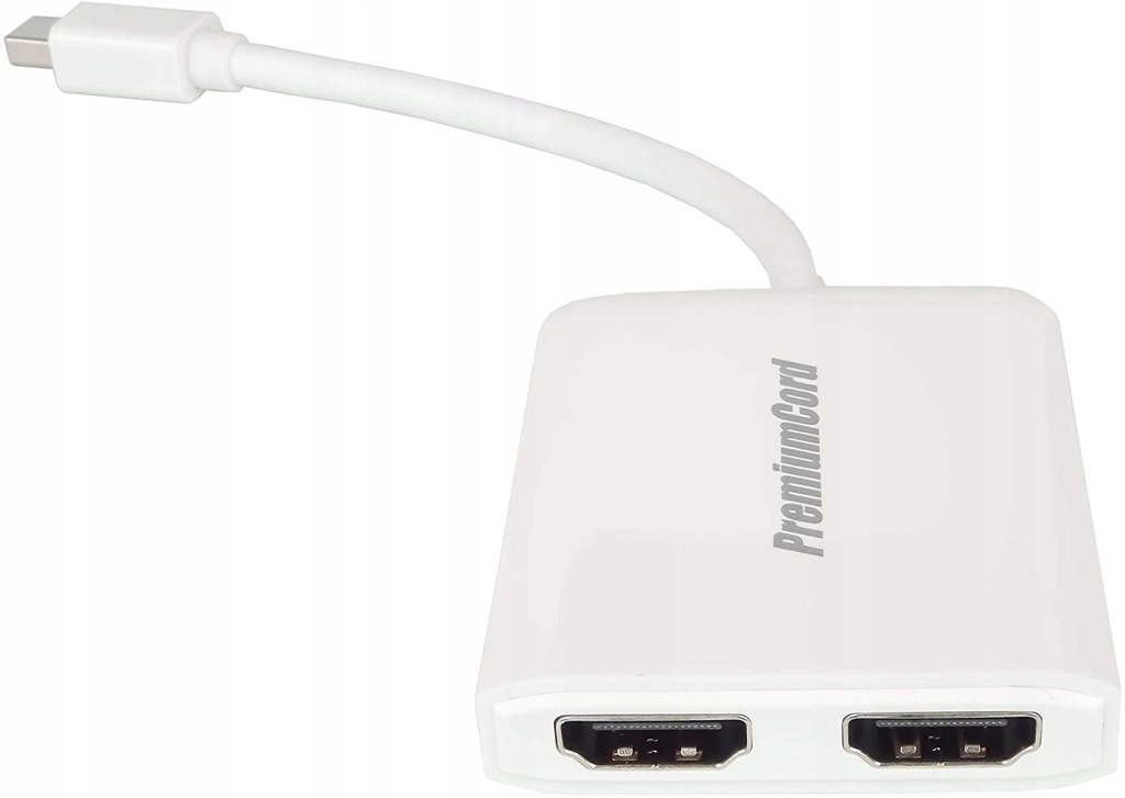 Adapter Mini DisplayPort 1.2 do 2x HDMI