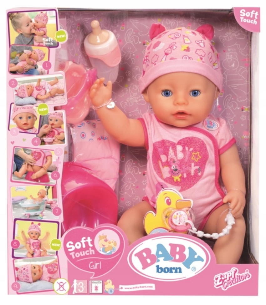 Купить ИНТЕРАКТИВНАЯ КУКЛА BABY BORN NEW 824368: отзывы, фото, характеристики в интерне-магазине Aredi.ru
