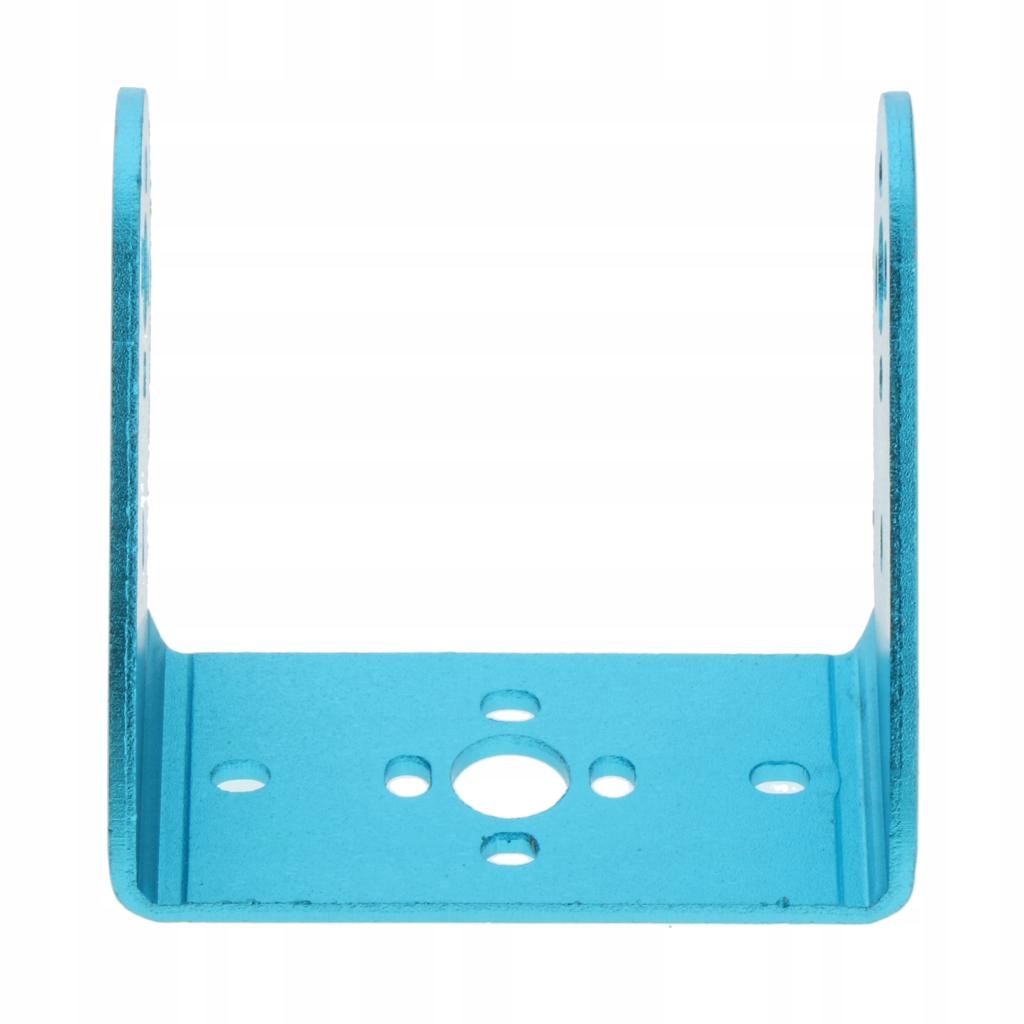 Steering Gear Flat Mount Bracket for 995 996R Servo Robots Tilt U Type Blue
