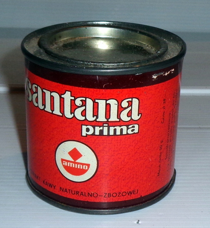 SANTANA - stara puszka po kawie z 1978r .