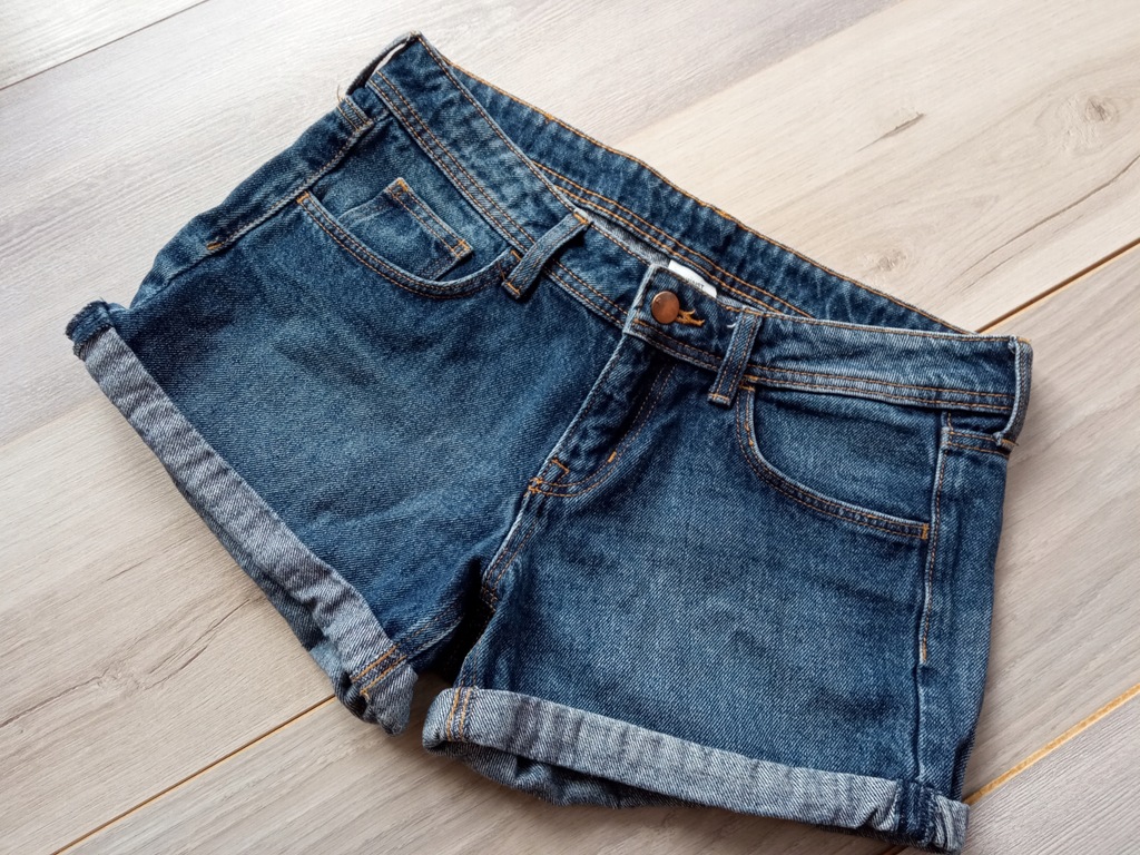 H&M_SPODENKI SZORTY JEANSOWE JAK NOWE_36