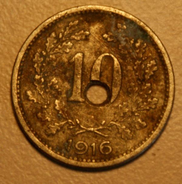 moneta - Prusy - 1916 - 10 pf