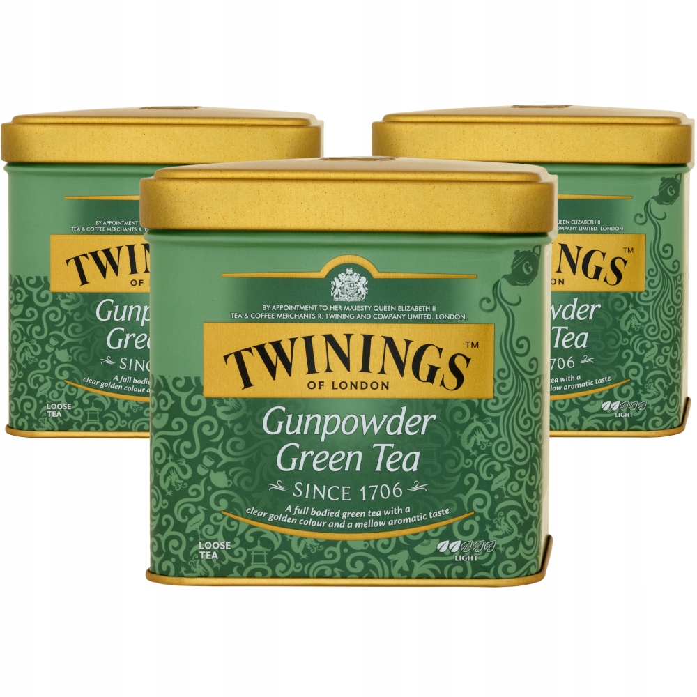 Twinings Herbata zielona liściasta Gunpowder 300g