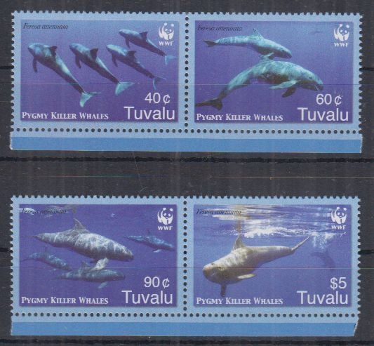 K81. Tuvalu MNH 2006 Fauna - Ryby - Wieloryby