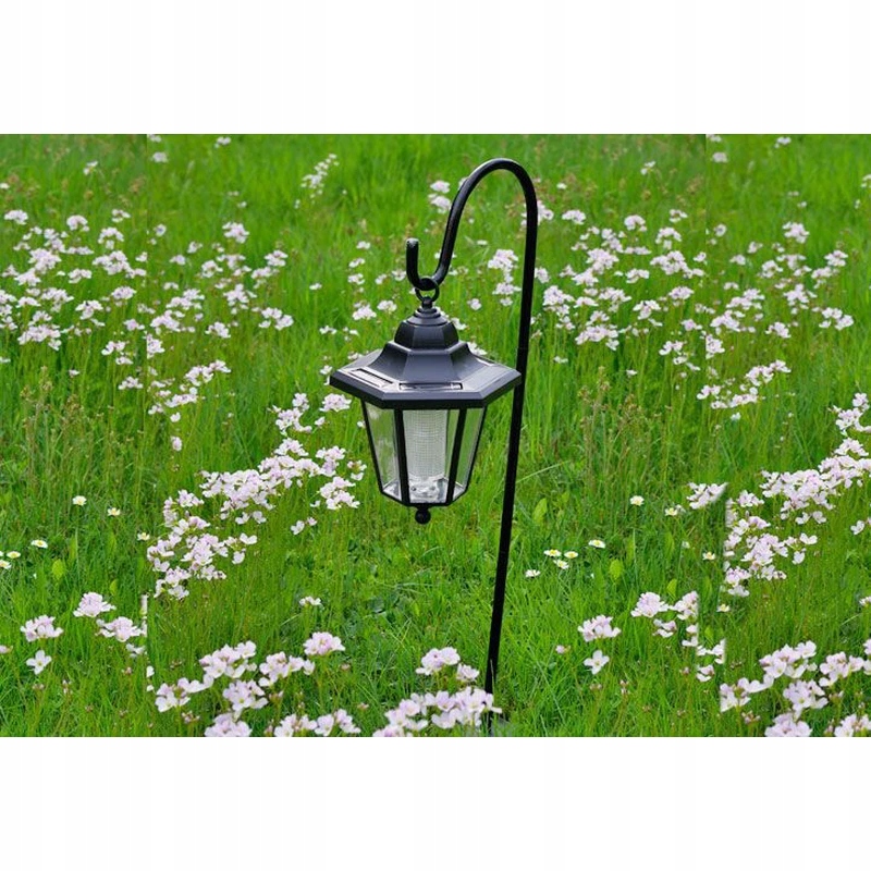 Lampa solarna dekoracyjna ogrodowa, mini latarnia