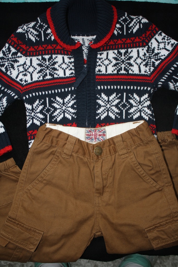 Swetr/ sweterek MotherCare 92cm + spodnie