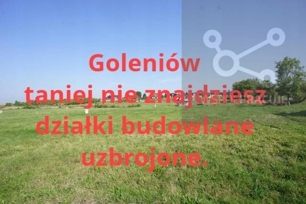 Działka, Goleniów, Goleniów (gm.), 1001 m²