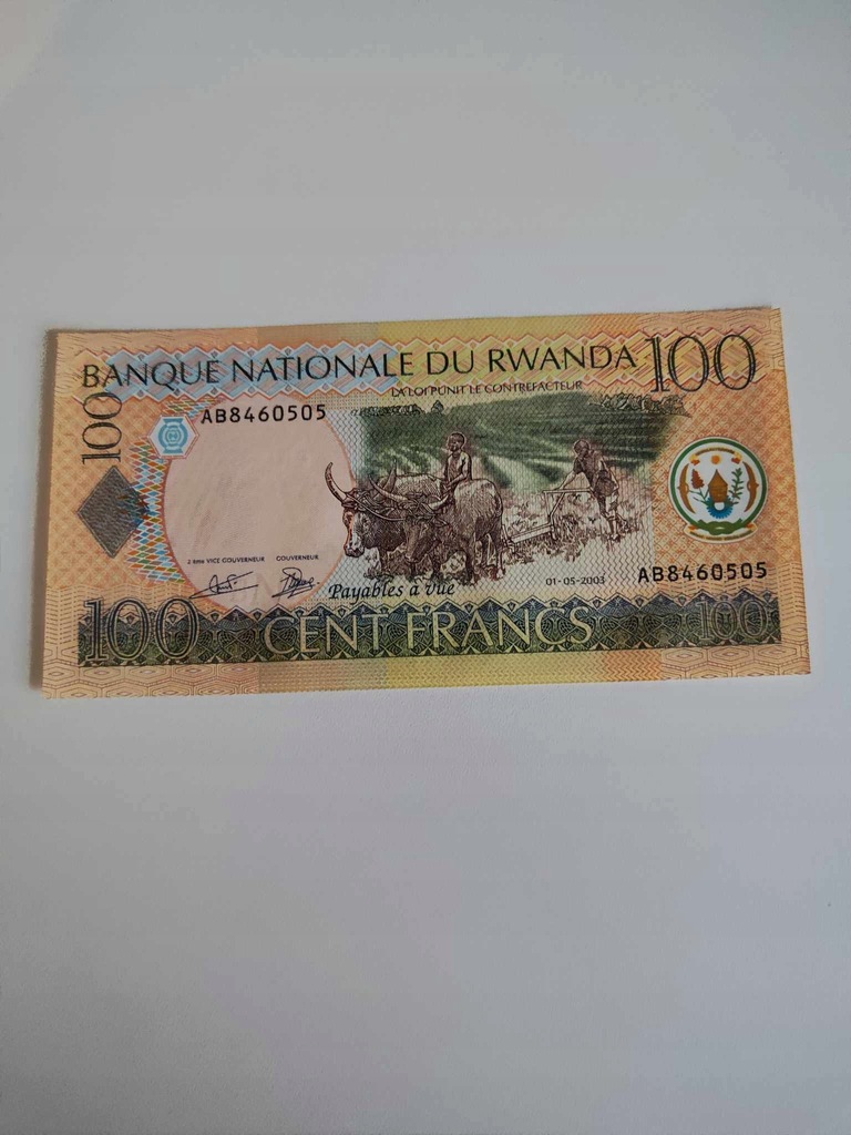 Rwanda - 100 Franków - 2003 - UNC