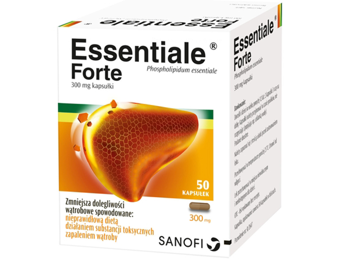 AP Essentiale Forte 300mg choroby wątroby ból 50x