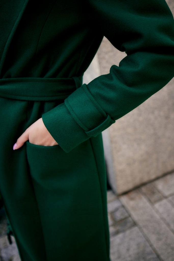Купить Женское длинное зимнее шерстяное пальто, завязанное: отзывы, фото, характеристики в интерне-магазине Aredi.ru