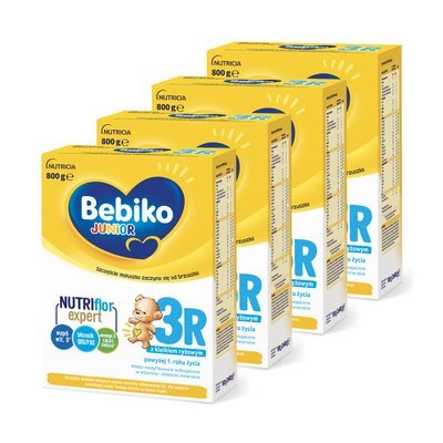 BEBIKO Junior 3R z NutriFlorEXPERT ZESTAW 4x800g