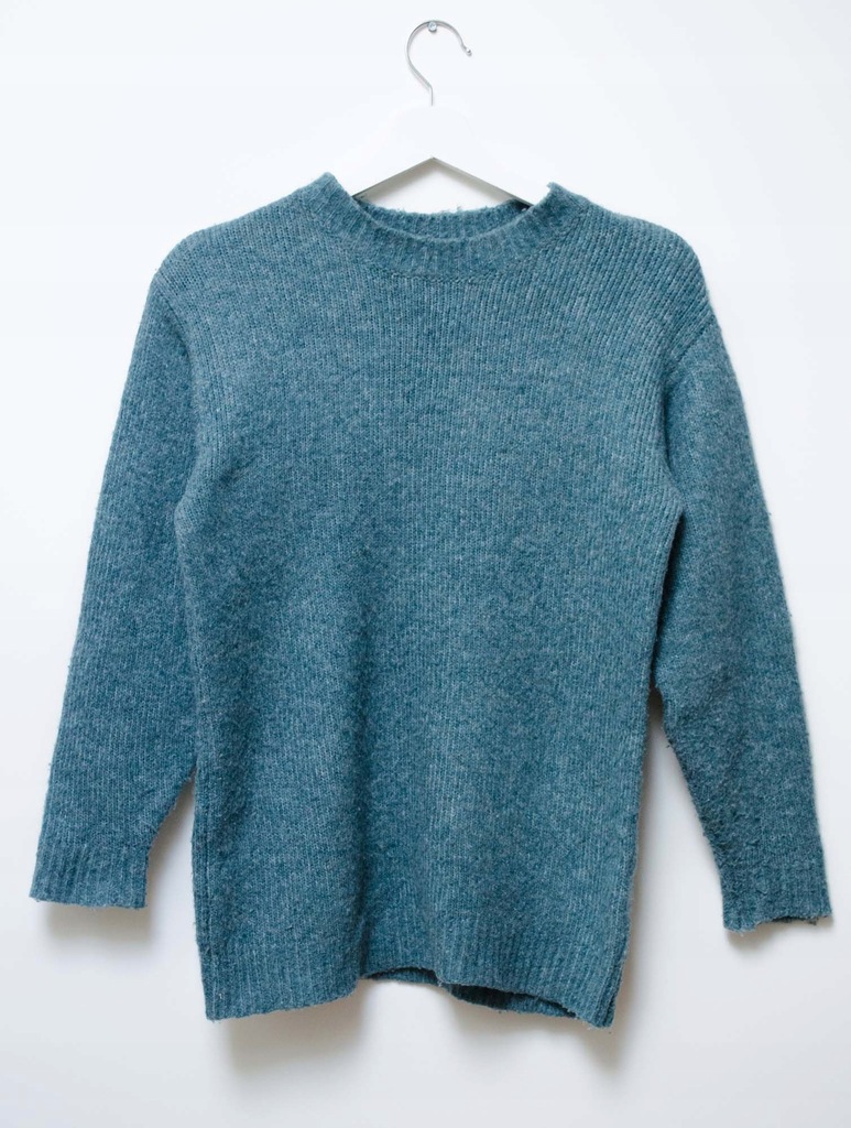 H&M turkusowy sweter S/36
