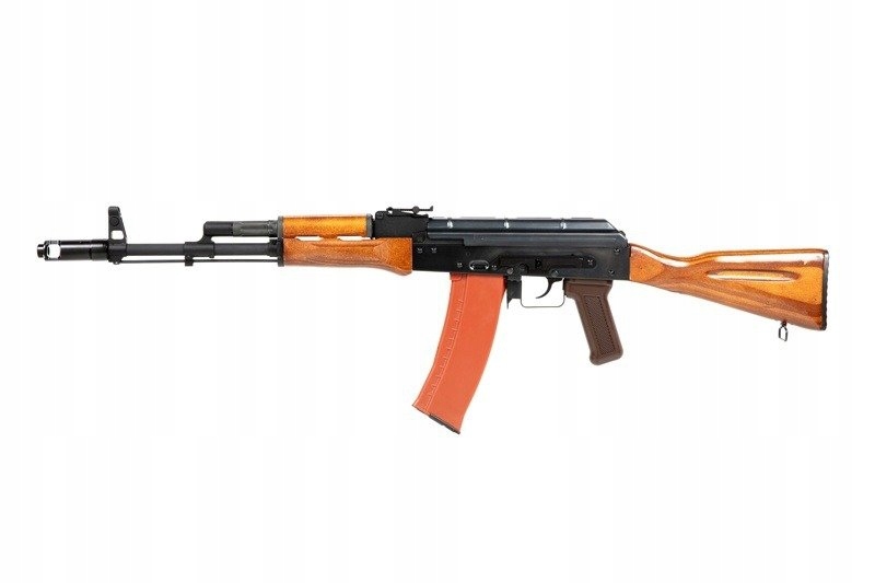 WE - Replika AK74 GBBR real wood - Open Bolt