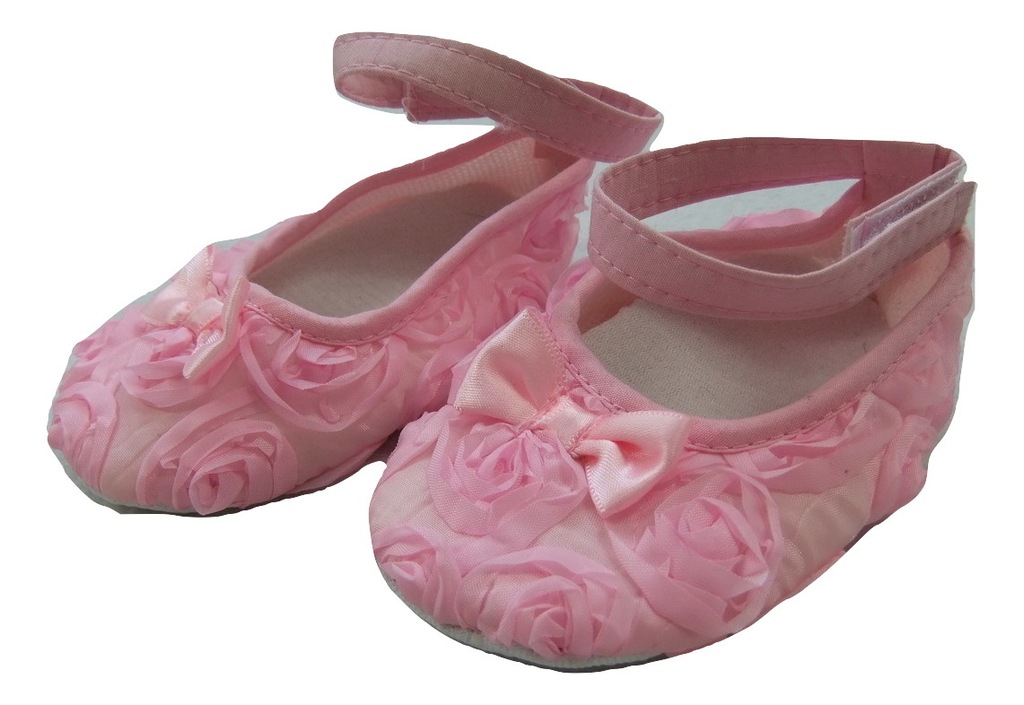 różowe buciki baleriny niemowlęce roz.18 6-12m+