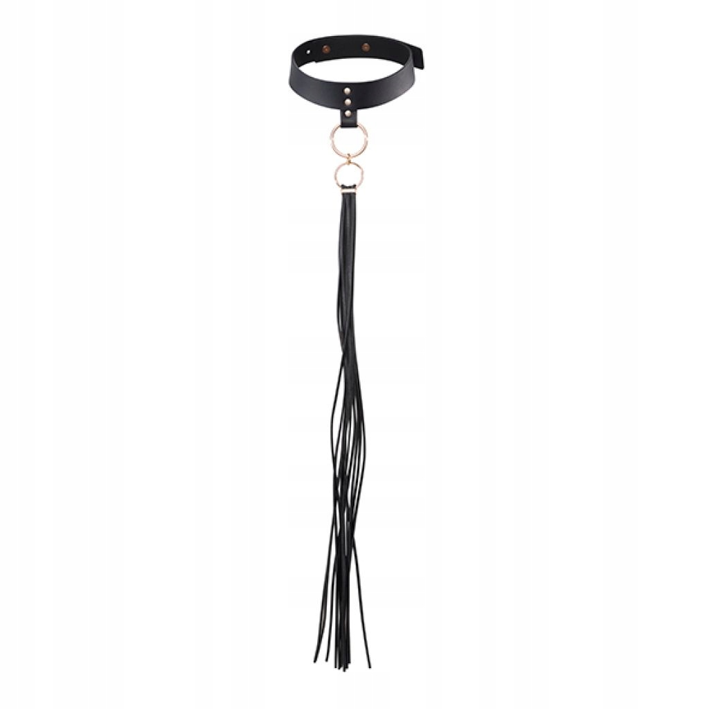 Obroża - Bijoux Indiscrets Maze Tassel Chocker Bla