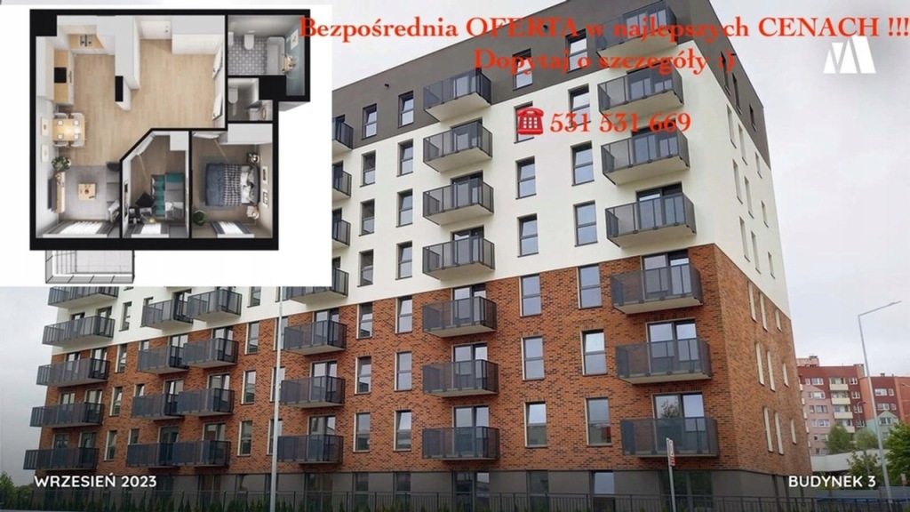 Mieszkanie, Tychy, Żwaków, 53 m²