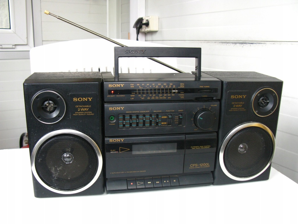 SONY CFS-1200L mini-wieża RADIO-MAGNETOFON stereo