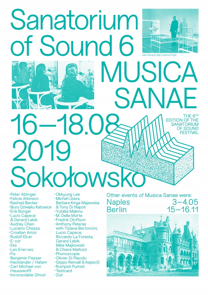 Plakat cyfrowy - Sanatorium Dźwięku 2019