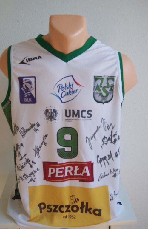 AZS UMCS Lublin - koszulka z autografami