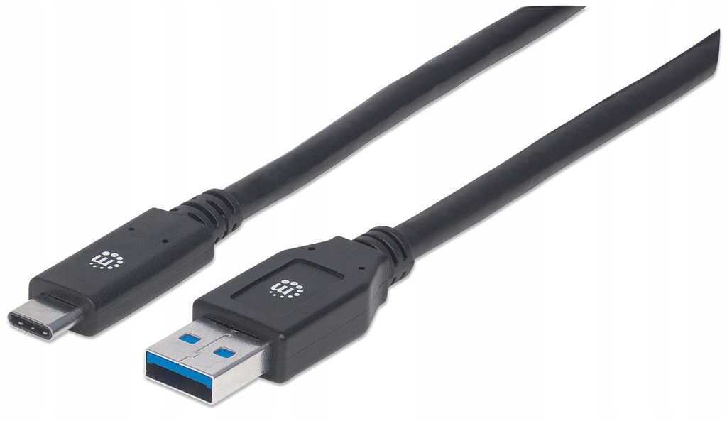 Manhattan 354981 kabel USB 3 m USB 3.2 Gen 1 (3.1 Gen 1) USB C USB A Czarny