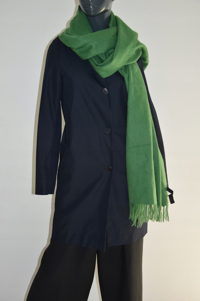 cos granatowy płaszcz bawełna r. US 2 34/XS